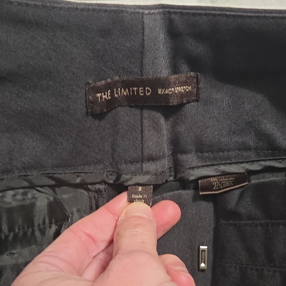 The Limited Charcoal Skinny Exact Stretch Pants, Sz 2 - Picture 5 of 8